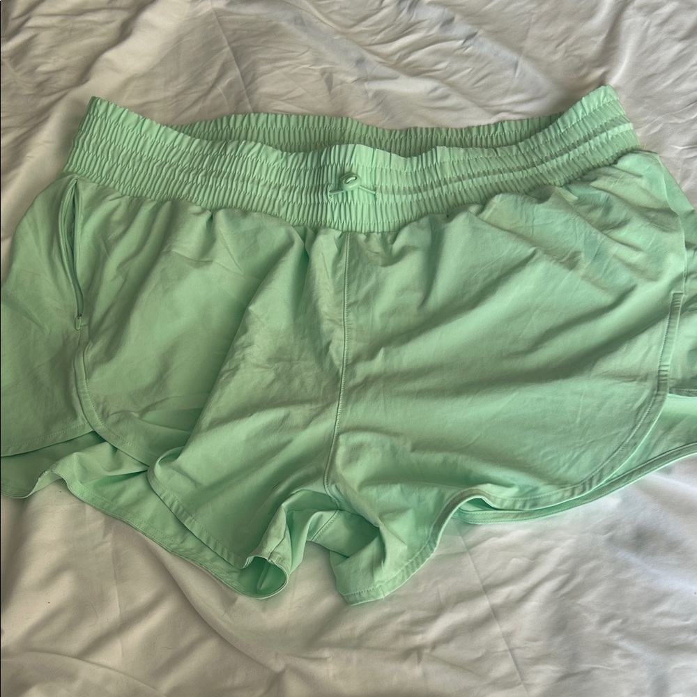 All in Motion Light Green Active Shorts